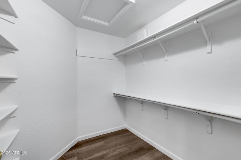 Primary closet