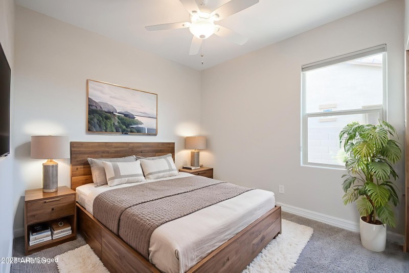 Bedroom 2 - Virtually Staged