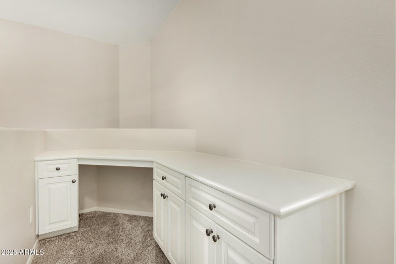 Upstairs Built-In Desk