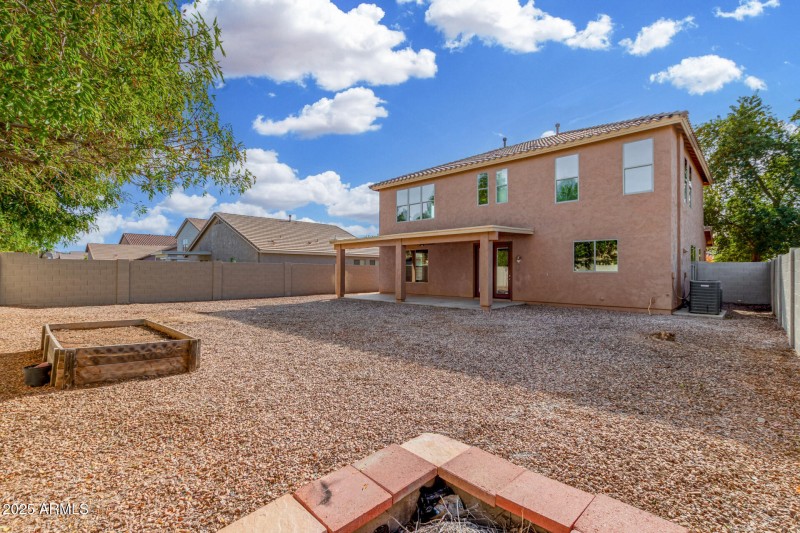 Backyard Raised Garden & Firepit