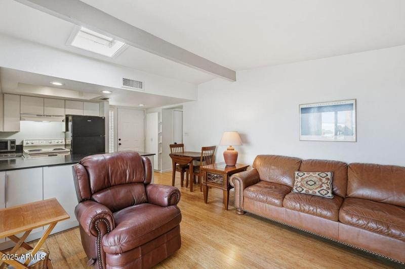 living, kitchen to front door