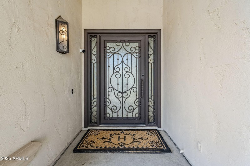 Custom Iron Front Entry