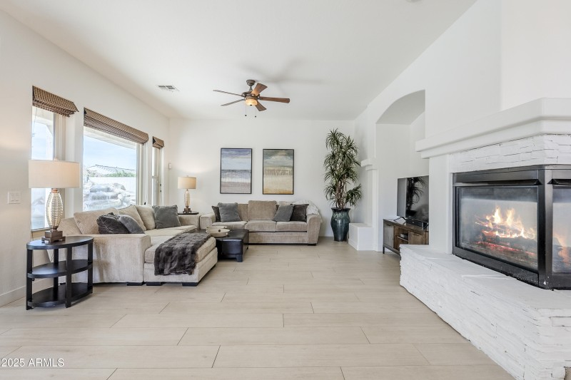 Spacious family room