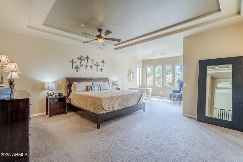 Huge primary bedroom