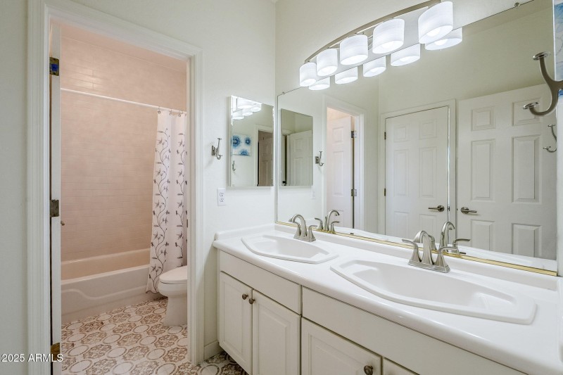 Jack and Jill bathroom