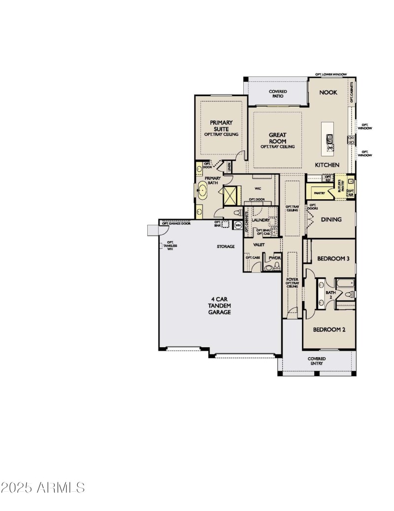 Lot 544 floorplan Aspen 4 car supersize