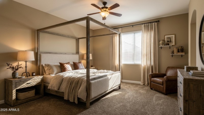 Primary Bedroom (Staged)