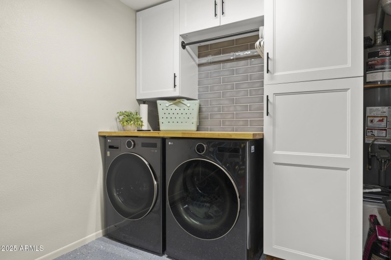 Efficient and Functional Laundry Area.