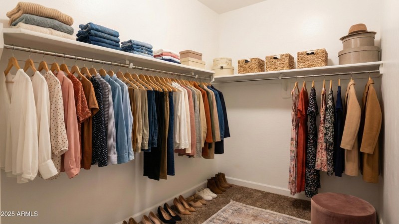 Walk-in Closet (Staged)