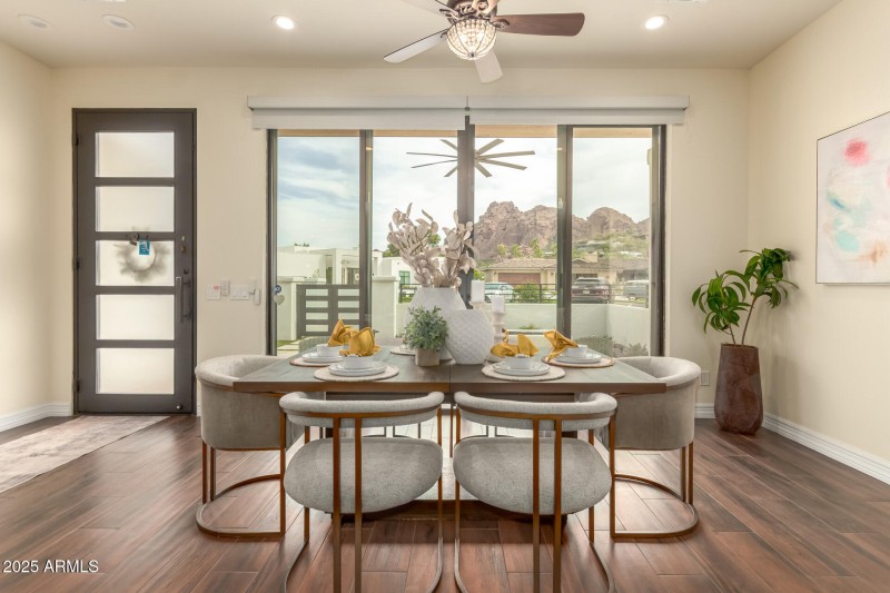 Dinning Room with Camelback Mountain