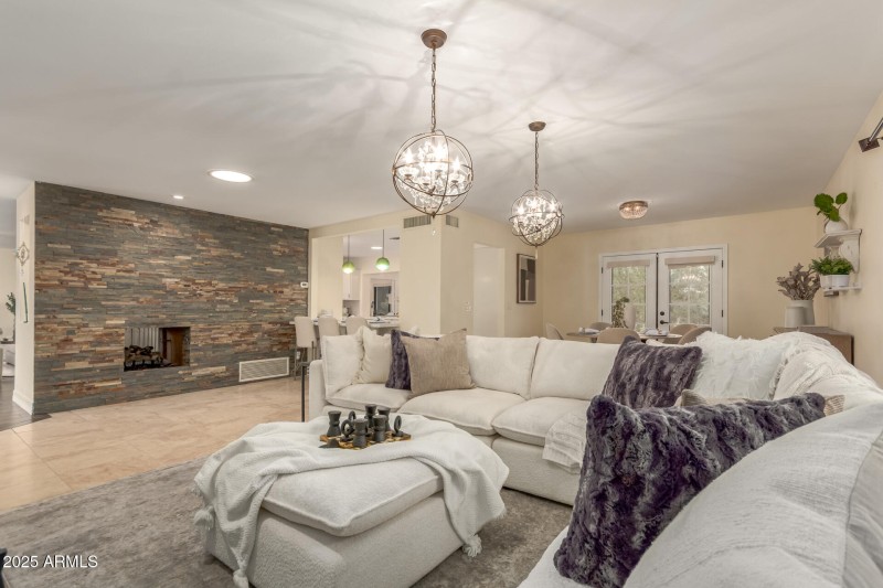 Family Room with Fireplace