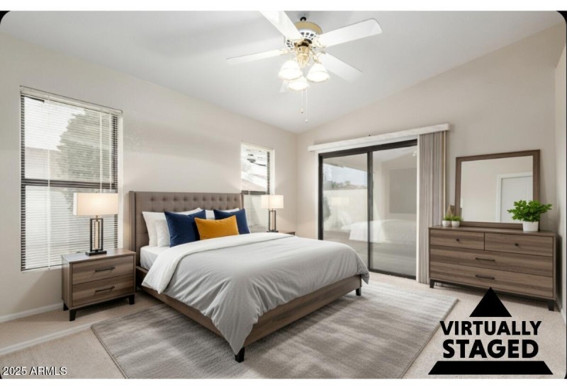 Master Bedroom - Virtually Staged