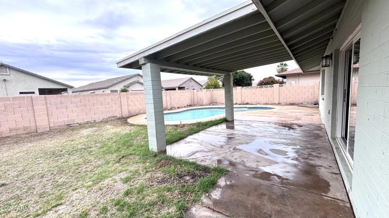 Covered Back Patio
