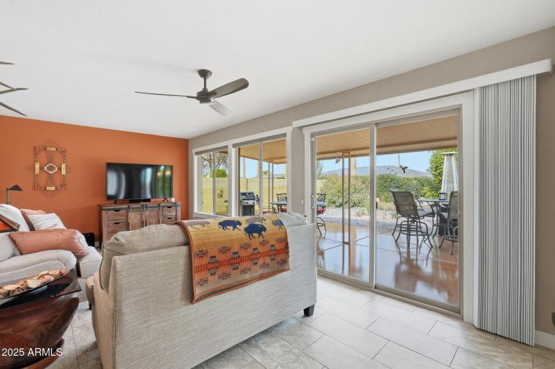 Slider to Patio off Family Room