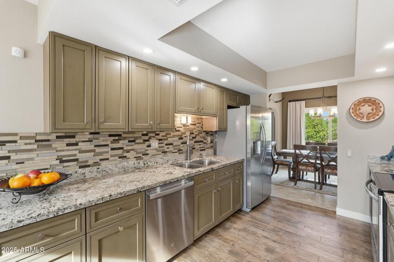Kitchen looking to Dining Room