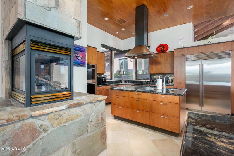 Kitchen Fireplace