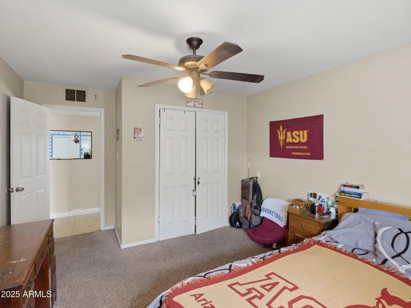 Dual Door Closet area