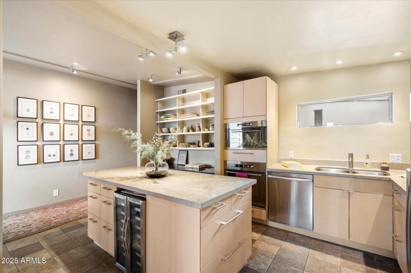 Sleek Updated Chef's Kitchen