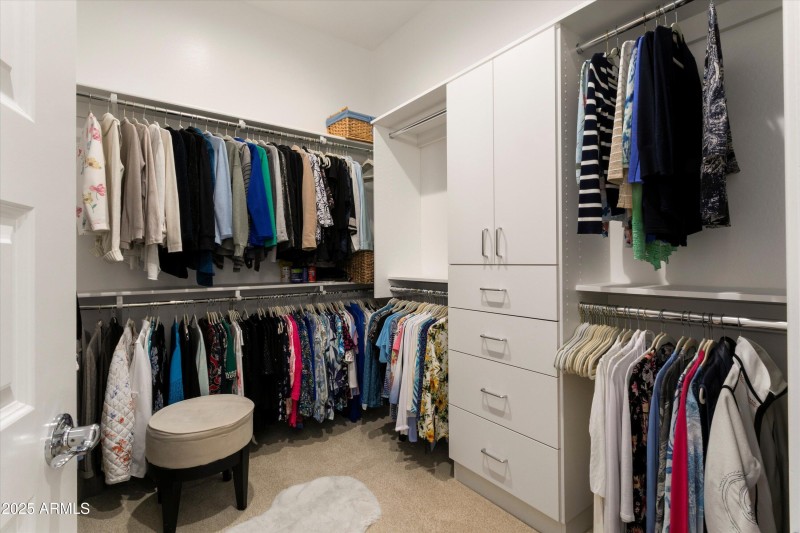 Closet at Primary Bedroom