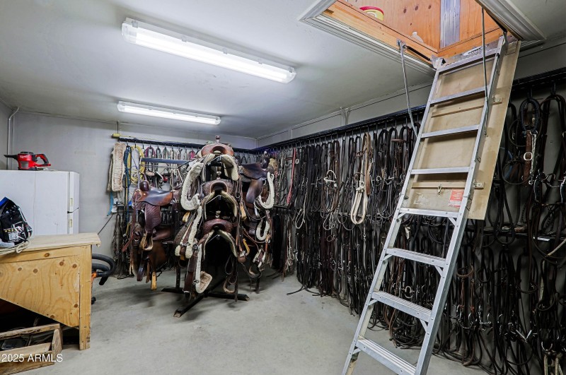 Tack Room + Storage Room