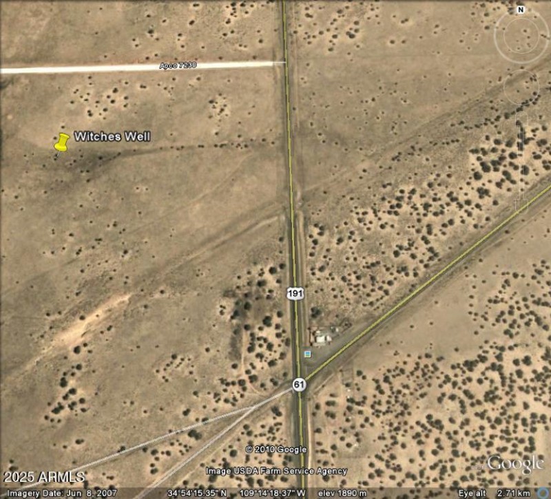 Rd 7230 is north of the Y