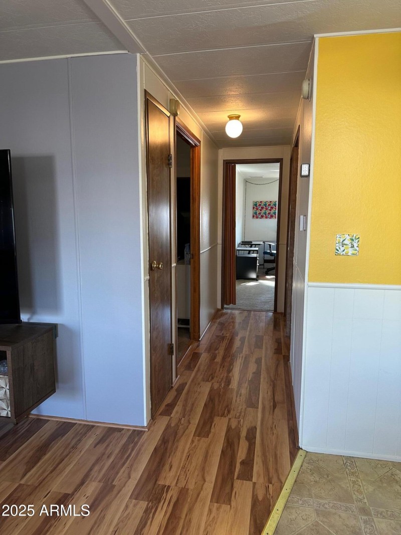 Hallway into back bedroom