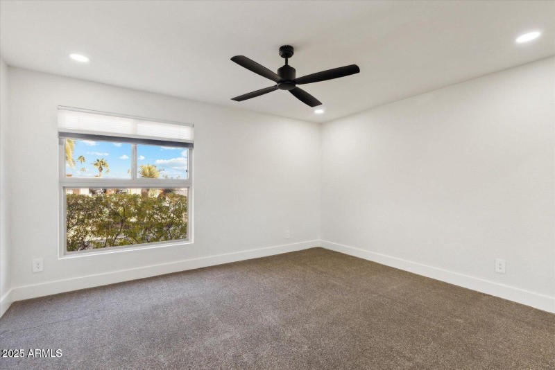 guest bedroom to window