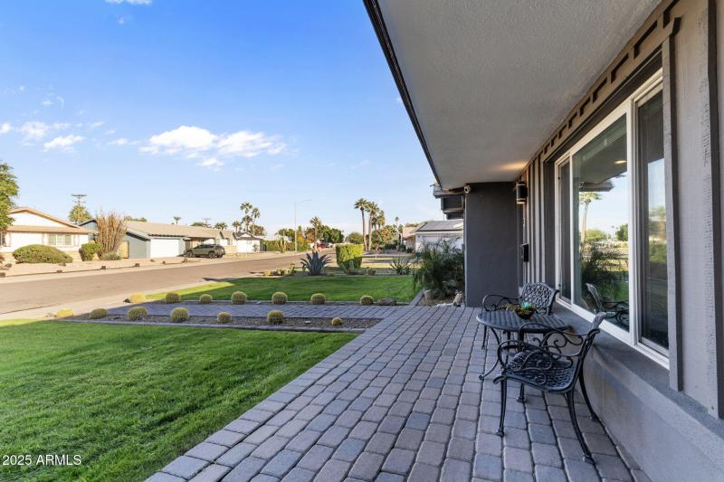Welcoming Front Patio