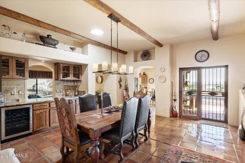 Formal Dining with Custom Wet Bar