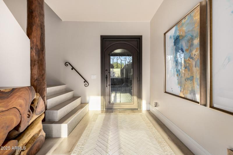 Entry with Iron Door