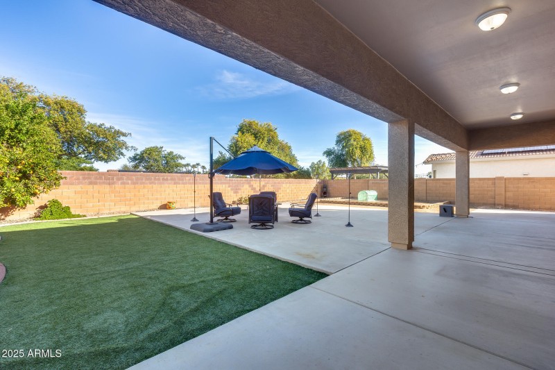 Backyard / Back Patio