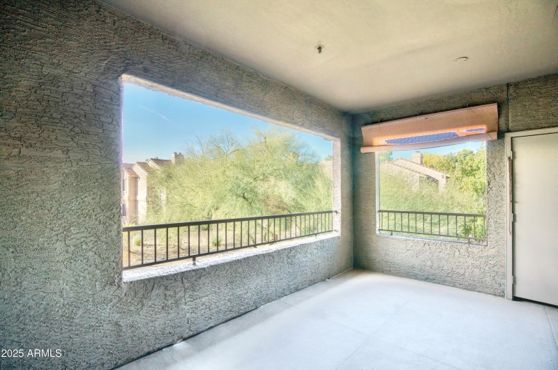 Large Covered Patio with Storage