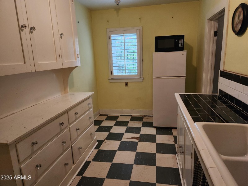 Original kitchen cabinets