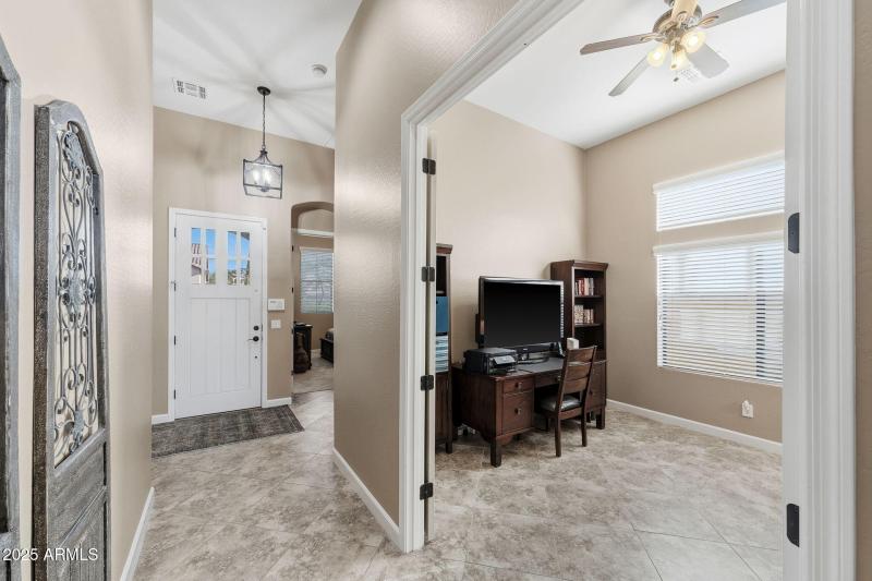 Entry Hallway and Office