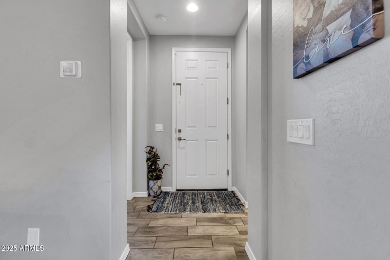 View of Front Door/Hallway