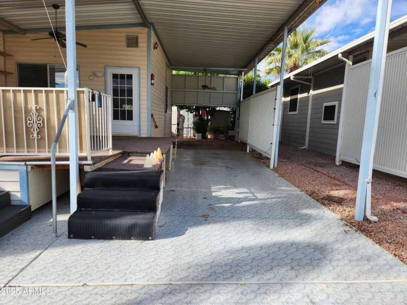 #771 with porche extended front view