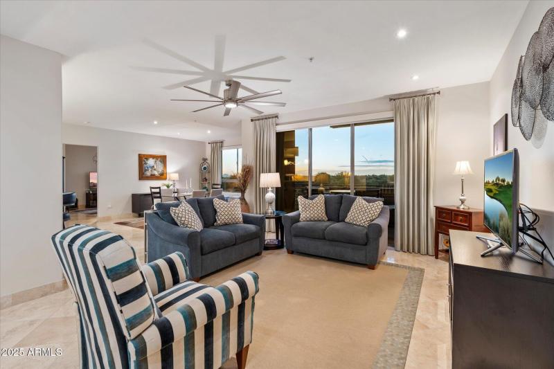 Sliders to Private Balcony