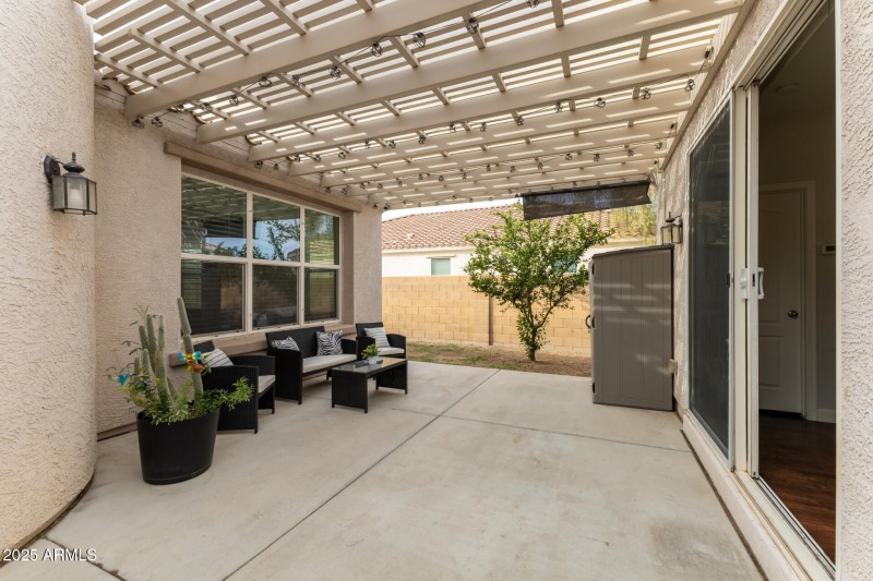 Great Pergola & Seating Area