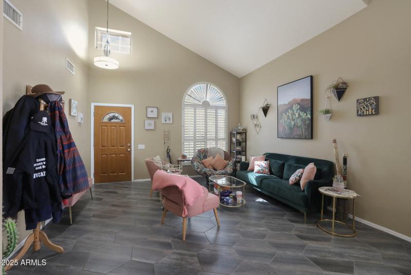 Vaulted Celings at Entry