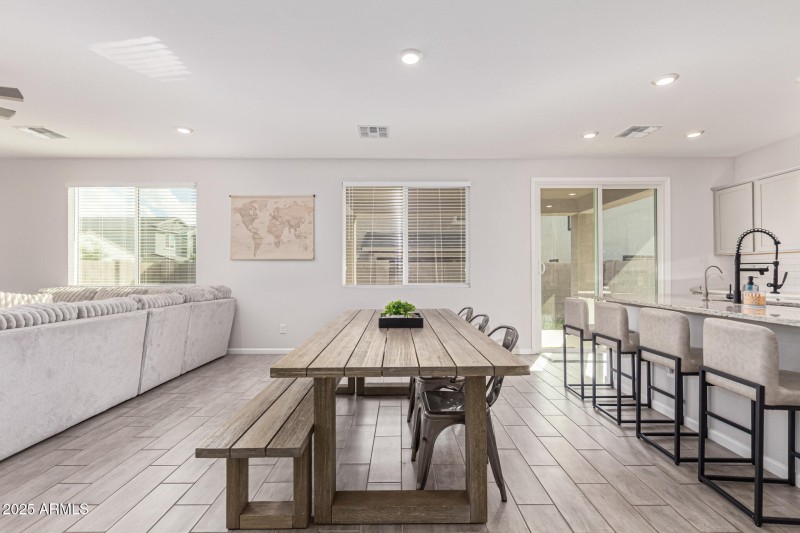 Dining in Great Room