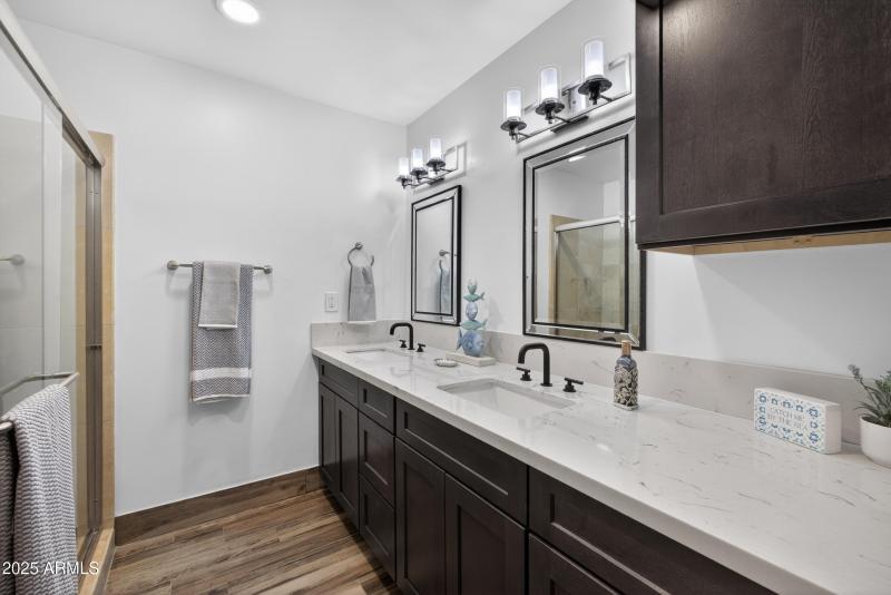 Walk-In Tile Shower in Primary Bathroom