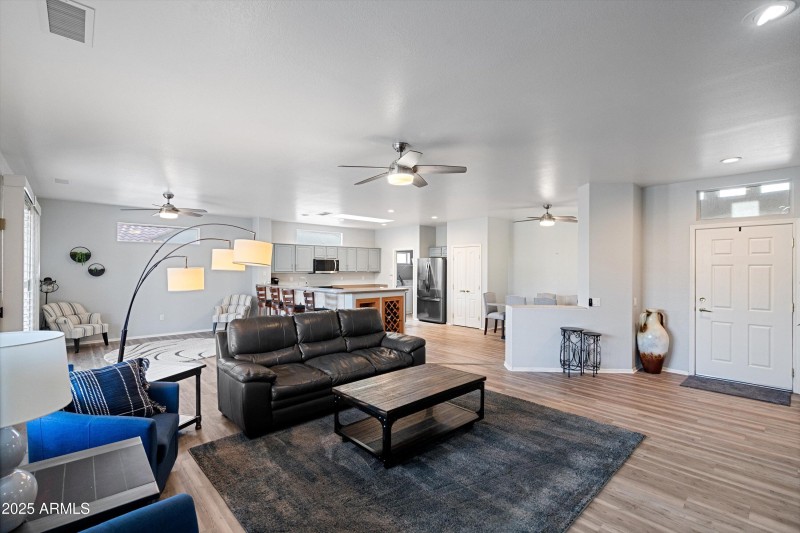 Living Room to Kitchen