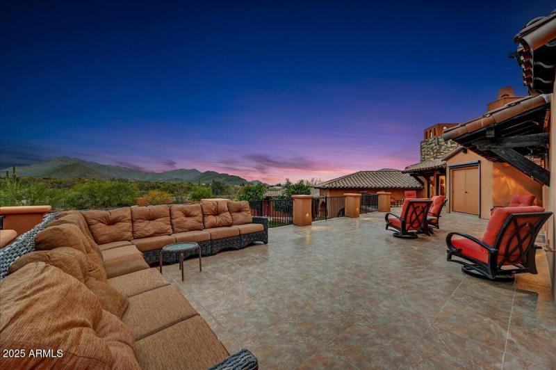 Back Balcony View Twilight