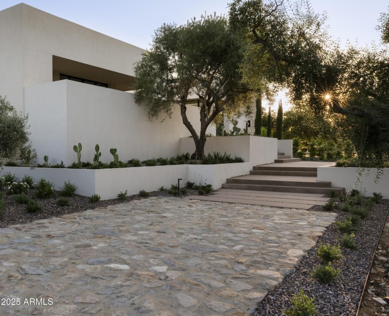 Stair and Sun Starburst