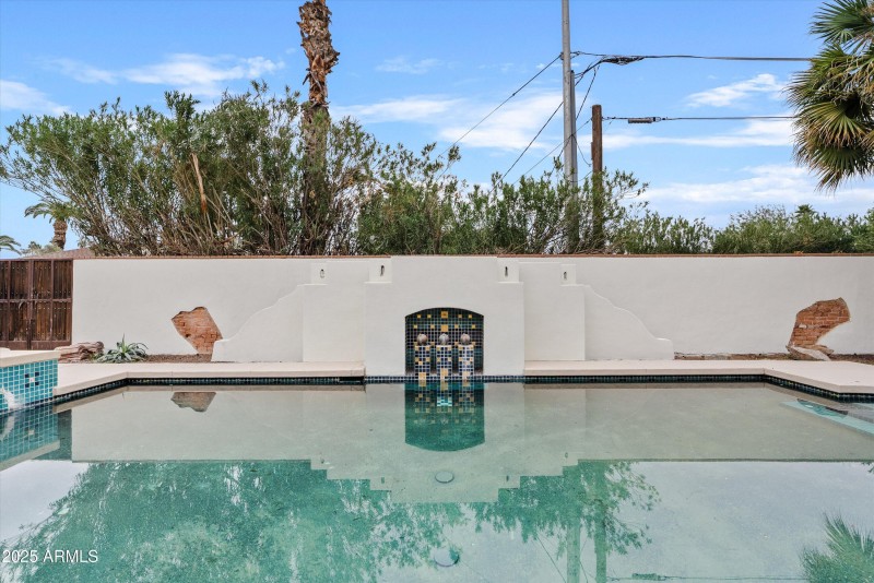Heated Pool and Fountains