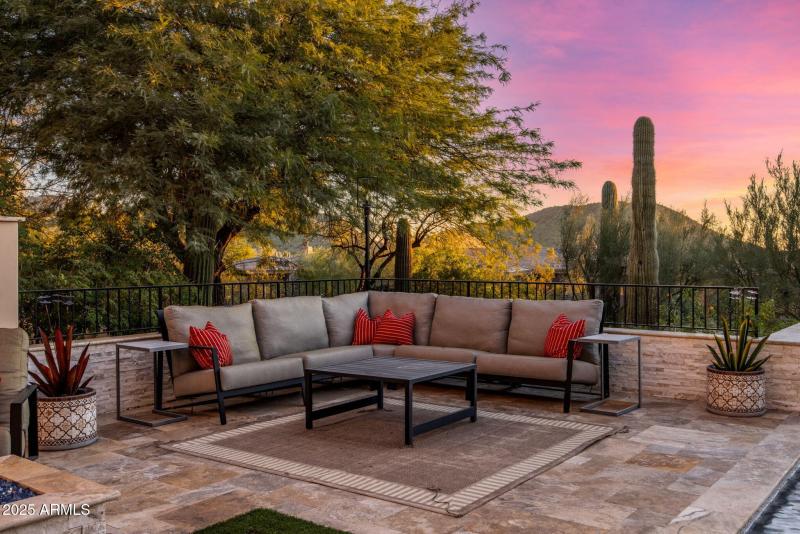 Backyard Sitting Area