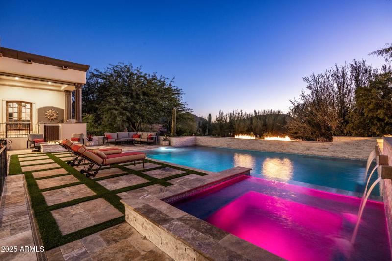 Backyard Spa to Pool