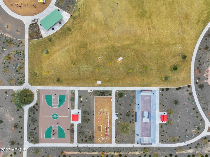sport courts and field
