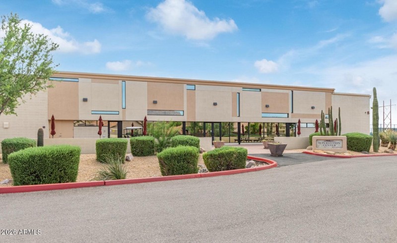 Superstition Center Sign