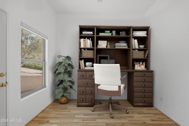 And it has it's own private entry...